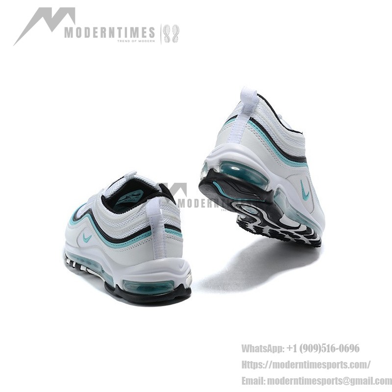 Nike Air Max 97 "Aurora Green" CZ3574-130 – White and Green Sneakers with Full-Length Air Cushioning