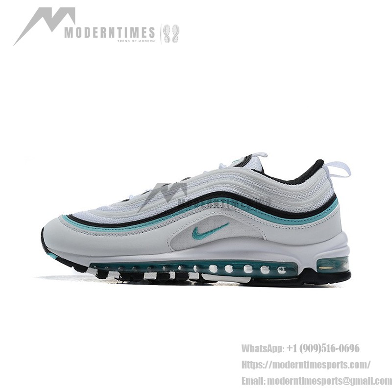 Nike Air Max 97 "Aurora Green" CZ3574-130 – White and Green Sneakers with Full-Length Air Cushioning