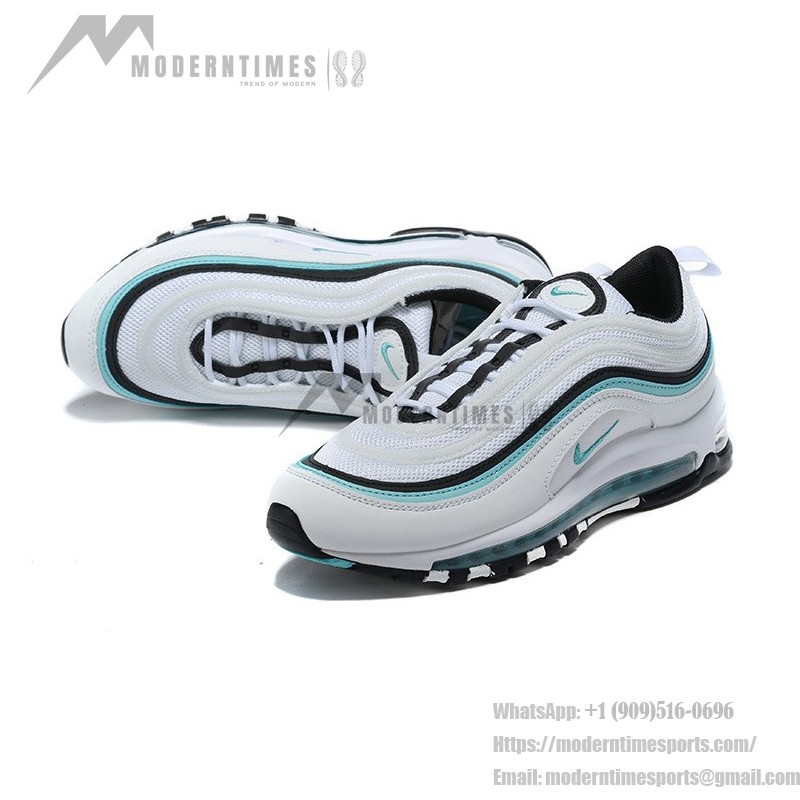 Nike Air Max 97 "Aurora Green" CZ3574-130 – White and Green Sneakers with Full-Length Air Cushioning