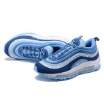 Nike Air Max 97 "Have a Nike Day" BQ9130-400, vibrant blue sneakers with iconic slogan design