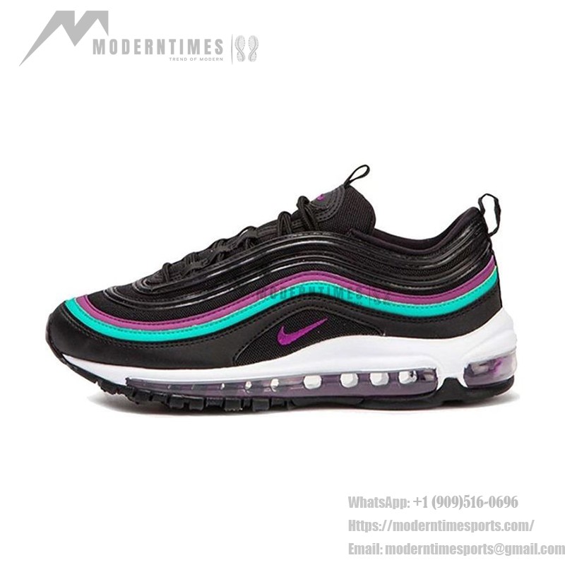 Nike Air Max 97 Black Grape Purple Teal 921733-008