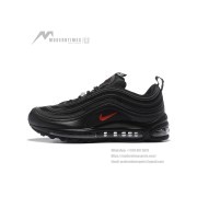 Nike Air Max 97 "Black/Red" AR4259-001 - Bold All-Black Sneakers with Striking Red Accents