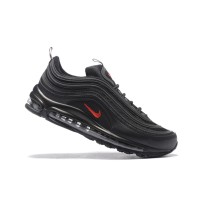 Nike Air Max 97 "Black/Red" AR4259-001 - Bold All-Black Sneakers with Striking Red Accents