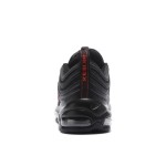 Nike Air Max 97 "Schwarz/Rot" AR4259-001 - Markante komplett schwarze Sneaker mit auffälligen roten Akzenten