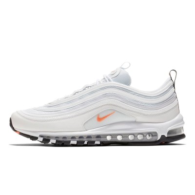 Nike Air Max 97 Cone BQ4567-100 - Crisp White and Vibrant Orange, Comfort Meets Style