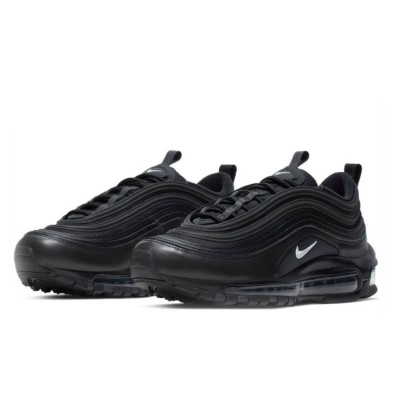 Nike Air Max 97 "Schwarz/Weiß/Anthrazit" 921522-011 - Schlankes All-Black-Design mit ikonischer Air-Dämpfung