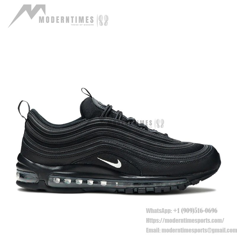 Nike Air Max 97 "Schwarz/Weiß/Anthrazit" 921522-011 - Elegantes, komplett schwarzes Design