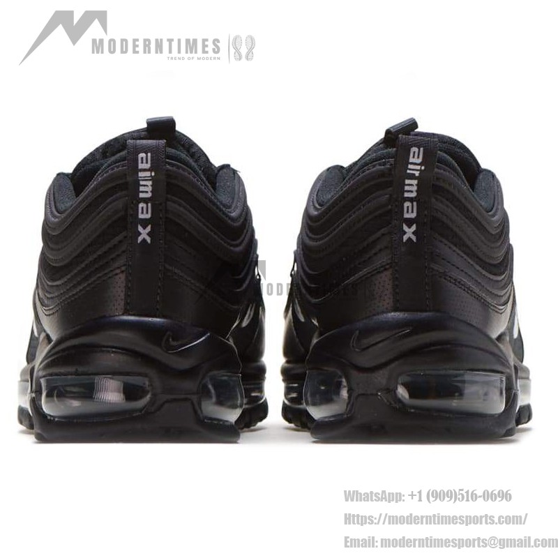 Nike Air Max 97 "Schwarz/Weiß/Anthrazit" 921522-011 - Elegantes, komplett schwarzes Design