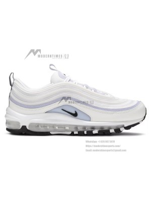Nike Air Max 97 "Ghost" CZ6087-102 - Sleek White Sneakers with Soft Lavender Accents for a Fresh Look