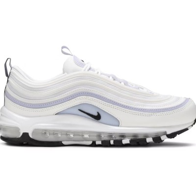 Nike Air Max 97 "Ghost" CZ6087-102 - Sleek White Sneakers with Soft Lavender Accents for a Fresh Look