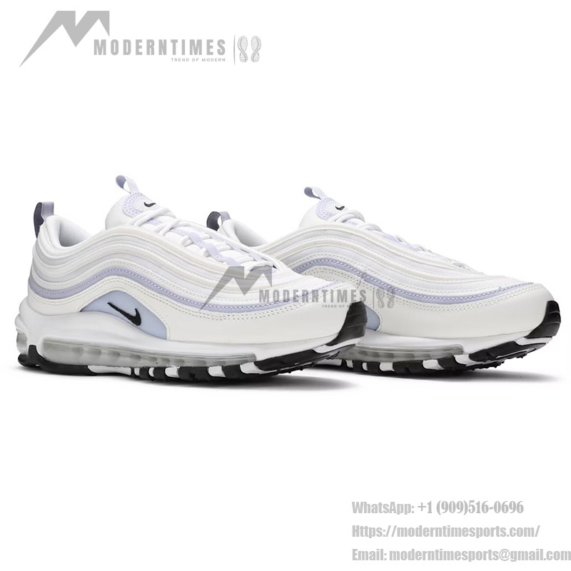 Nike Air Max 97 "Ghost" CZ6087-102 - White and Lavender Sneakers