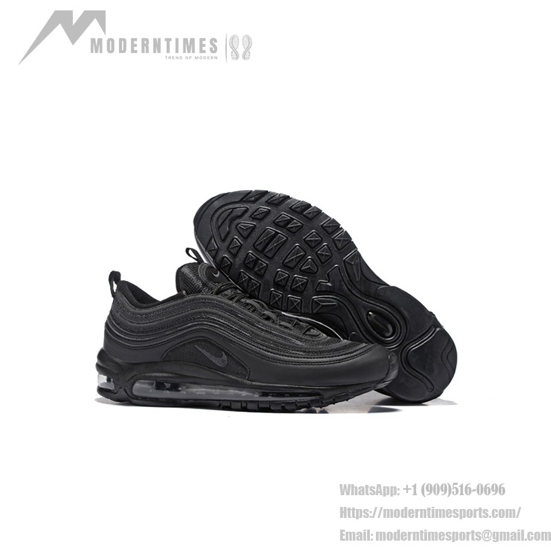 Nike Air Max 97 Triple Black DH8016-002 with Full-Length Air Cushioning