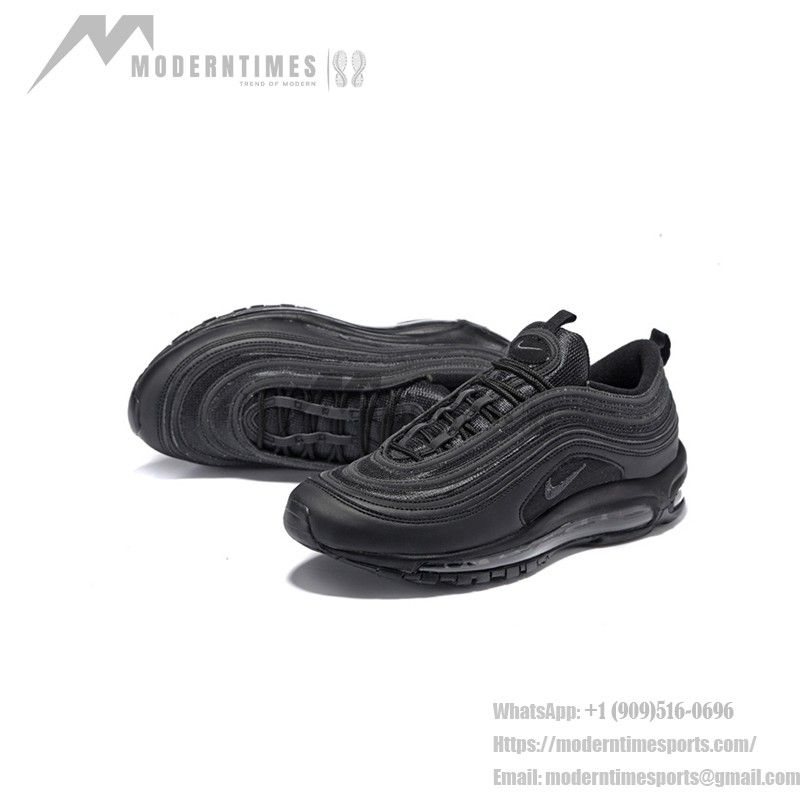 Nike Air Max 97 Triple Black DH8016-002 with Full-Length Air Cushioning