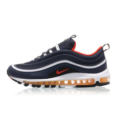 Nike Air Max 97 Midnight Navy 921826-403 - Midnight Navy and Red Accents, Perfect Fusion of Style and Comfort