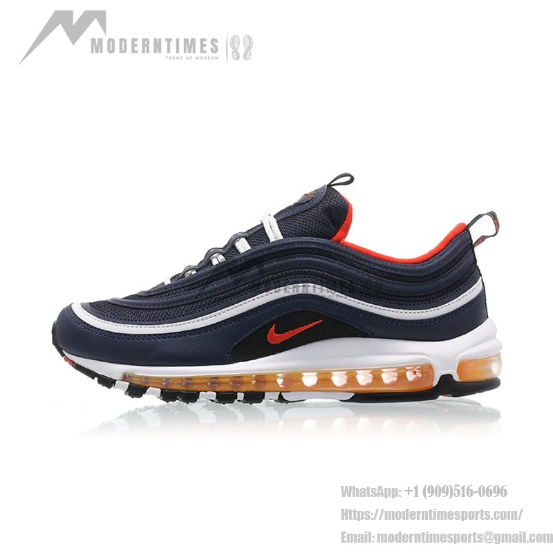 Nike Air Max 97 Midnight Navy 921826-403 mit roten Akzenten