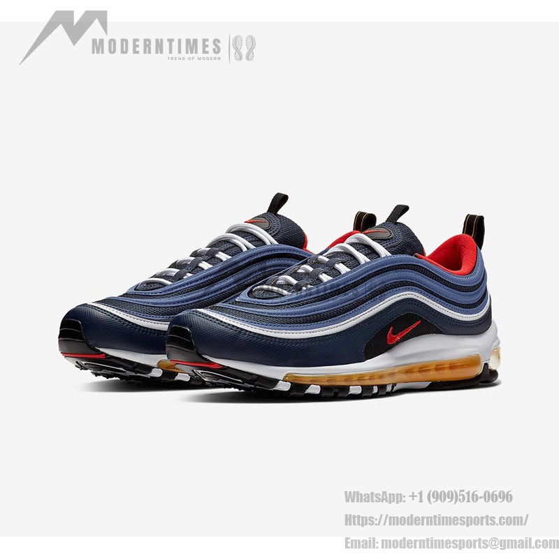 Nike Air Max 97 Midnight Navy 921826-403 mit roten Akzenten