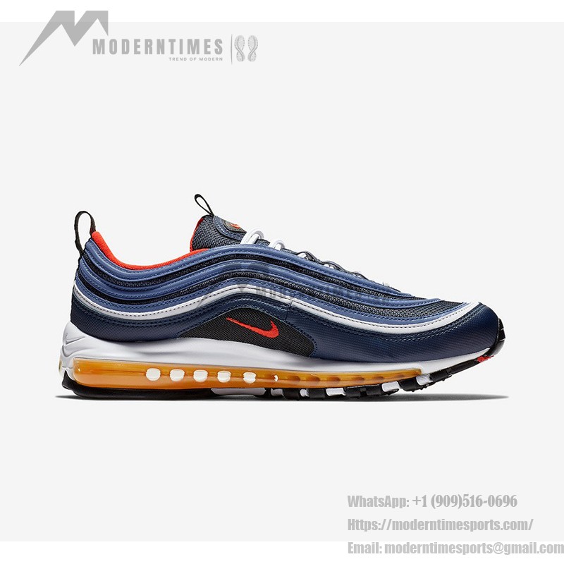 Nike Air Max 97 Midnight Navy 921826-403 mit roten Akzenten