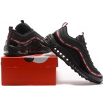 Nike Air Max 97 Undefeated Black/Red AJ1986-001 mit ikonischen roten und grünen Akzenten