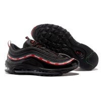 Nike Air Max 97 "Undefeated Schwarz/Rot" AJ1986-001 – Mutiges Schwarz mit ikonischen roten und grünen Akzenten