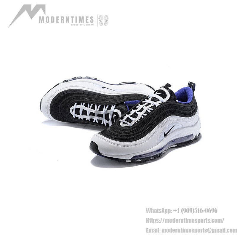 Nike Air Max 97 Persian Violet 921522-102 in Black, White, and Violet