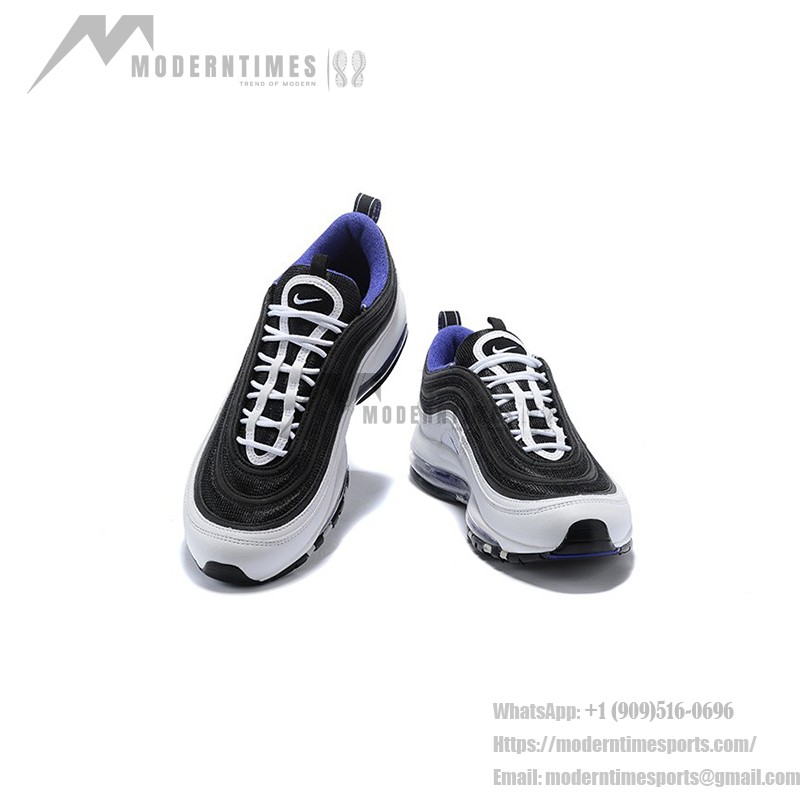 Nike Air Max 97 Persian Violet 921522-102 in Black, White, and Violet