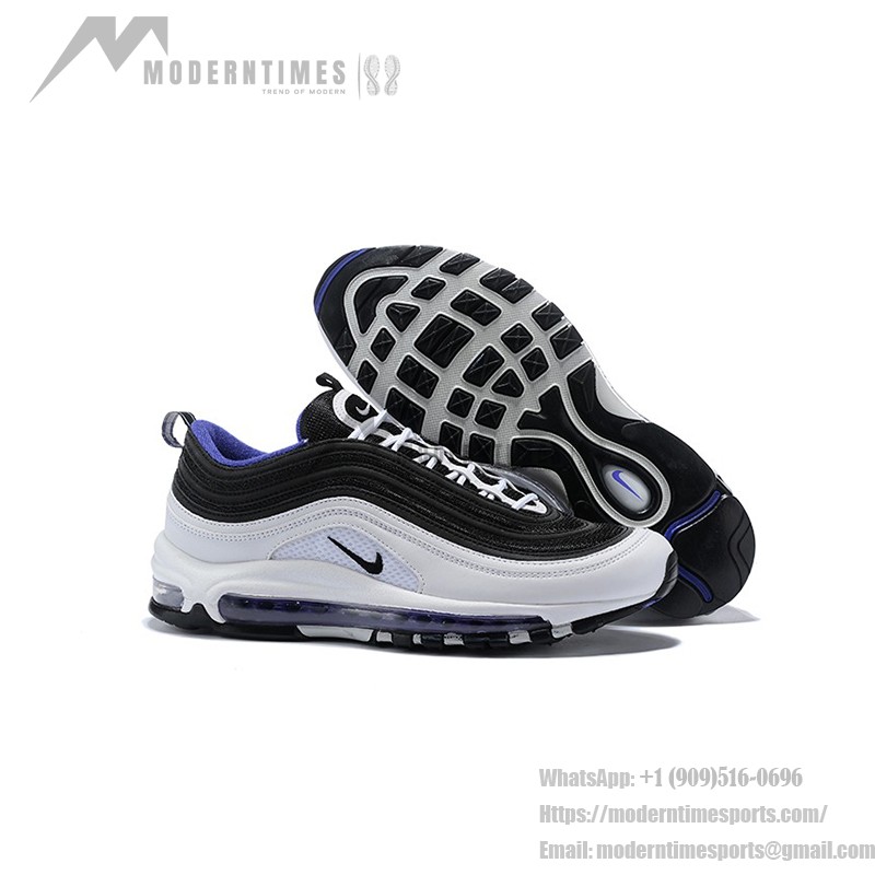 Nike Air Max 97 Persian Violet 921522-102 in Black, White, and Violet