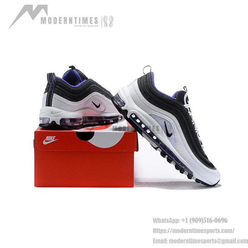 Nike Air Max 97 Persian Violet 921522-102 in Black, White, and Violet