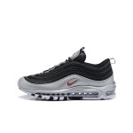 Nike Air Max 97 "Black/Silver/Red" AT5458-001 - Bold Metallic Silver Design