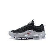 Nike Air Max 97 "Schwarz/Silber/Rot" AT5458-001 - Auffälliges Design mit metallischem Silber für einen markanten Look