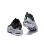 Nike Air Max 97 "Black/Silver/Red" AT5458-001 - Bold Metallic Silver Design