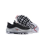 Nike Air Max 97 "Schwarz/Silber/Rot" AT5458-001 - Auffälliges Design mit metallischem Silber für einen markanten Look