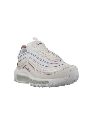 Nike Air Max 97 Rainbow AQ4137-100 - 깨끗한 화이트 디자인과 은은한 무지개 색상 포인트