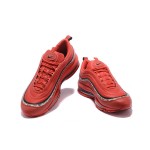 Nike Air Max 97 Red Leather Essential AQ0655-121 with Leopard Print