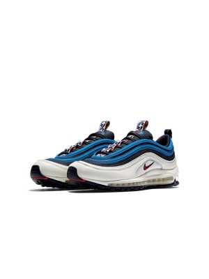 Nike Air Max 97 SE Blue Nebula AQ4126-400 - 세련된 화이트와 돋보이는 블루 네뷸라 포인트로 완성한 타임리스 스타일