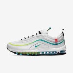 Nike Air Max 97 SE "Worldwide" CZ5607-100 White Sneakers with Vibrant Accents