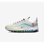 Nike Air Max 97 SE "Worldwide" CZ5607-100 - Fresh White Sneakers with Vibrant Accents for a Global Look