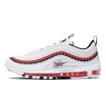 Nike Air Max 97 Script Swoosh CK9397-100 in Weiß, Rot und Schwarz