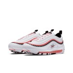 Nike Air Max 97 Script Swoosh CK9397-100 in Weiß, Rot und Schwarz