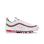 Nike Air Max 97 Script Swoosh CK9397-100 in Weiß, Rot und Schwarz