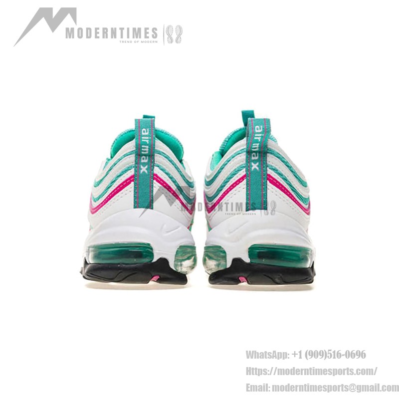 Nike Air Max 97 South Beach 921522-101 ティール ピンク ホワイト スニーカー