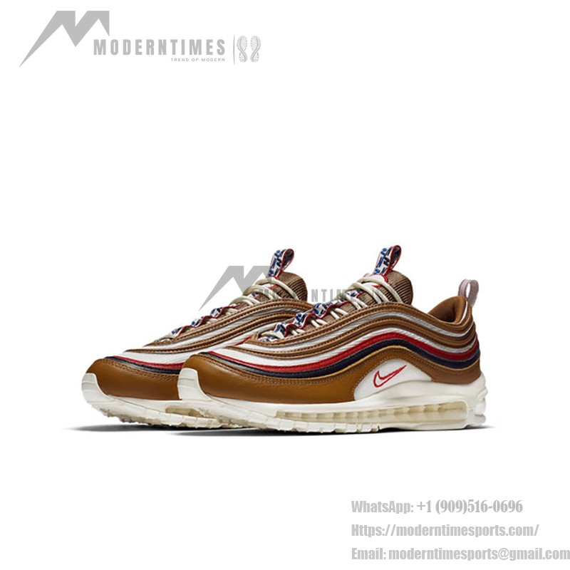 Nike Air Max 97 TT Brown and Red Retro Design