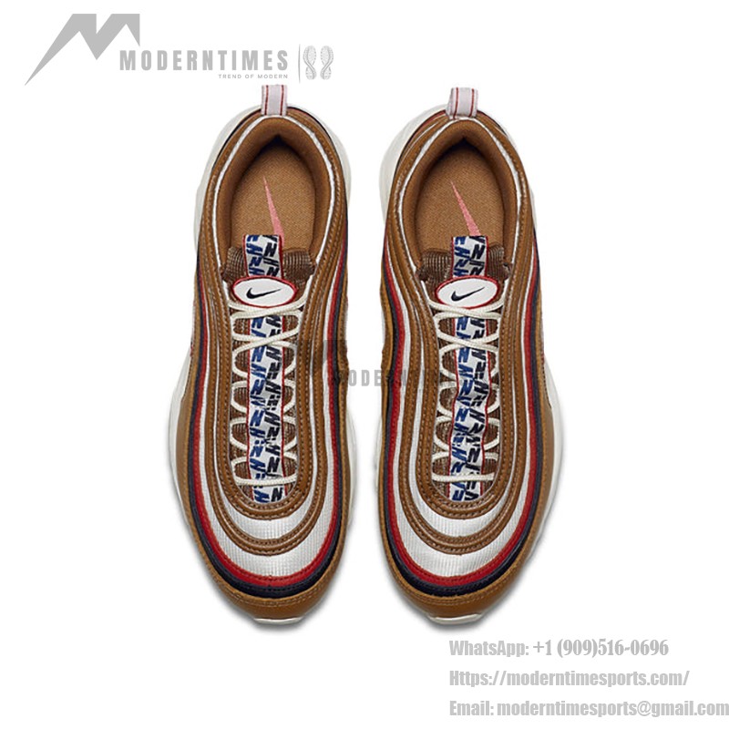 Nike Air Max 97 TT Brown and Red Retro Design