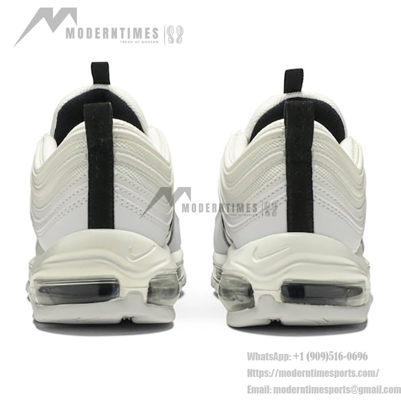 Nike Air Max 97 White Black Silver 921733-103 with Full-Length Air Cushion