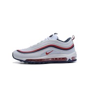 Nike Air Max 97 "Weiß/Obsidian/Rot" 921733-102 - Klassisches Weiß mit markanten Obsidian- und roten Akzenten