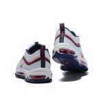 Nike Air Max 97 "Weiß/Obsidian/Rot" 921733-102 - Klassischer weißer Sneaker mit Obsidian- und roten Akzenten