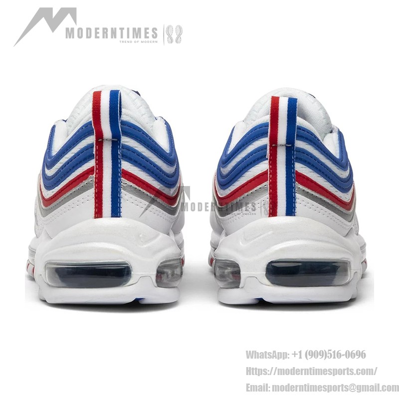 Nike Air Max 97 "White/Blue/Red" 921826-404 - Classic Design with Patriotic Colors