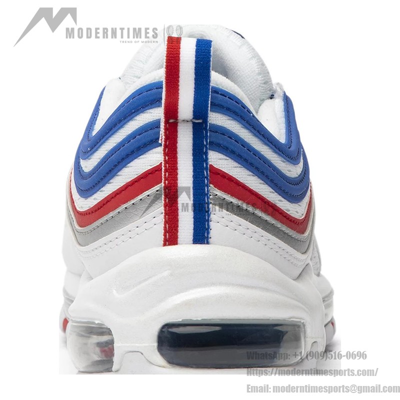 Nike Air Max 97 "White/Blue/Red" 921826-404 - Classic Design with Patriotic Colors