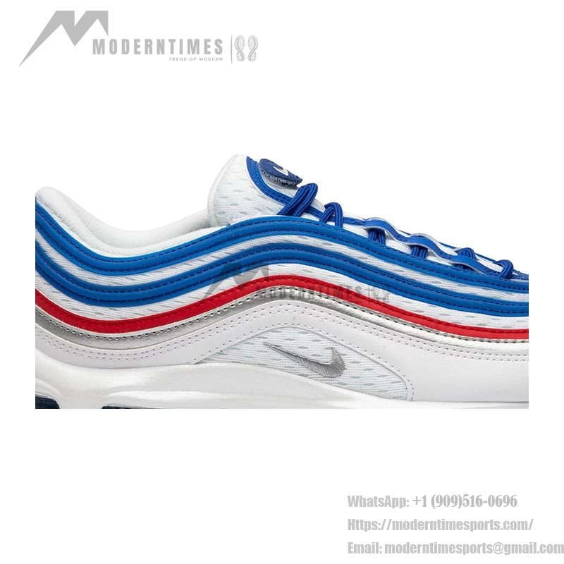 Nike Air Max 97 "White/Blue/Red" 921826-404 - Classic Design with Patriotic Colors