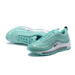 ナイキ エア マックス 97 "Have a Nike Day" 923288-300 ミントグリーン スニーカー スローガン リボン付き