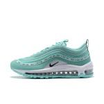 ナイキ エア マックス 97 "Have a Nike Day" 923288-300 ミントグリーン スニーカー スローガン リボン付き